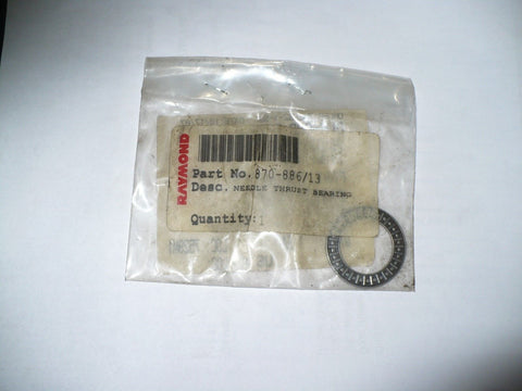 1 pc Raymond 870-886/13 Needle Thrust Bearing, New