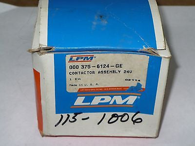 LPM 375-6124-GE Contactor, 24 Volt, New