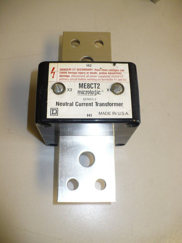 1pc. Square D ME8CT2 Micrologic Neutral Current Transformer, Series 3, New Pulls