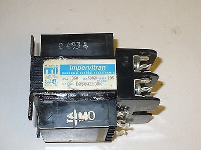1 pc. Micron B050WZ13RK Impervitran Series Transformer, .050 KVA, Used