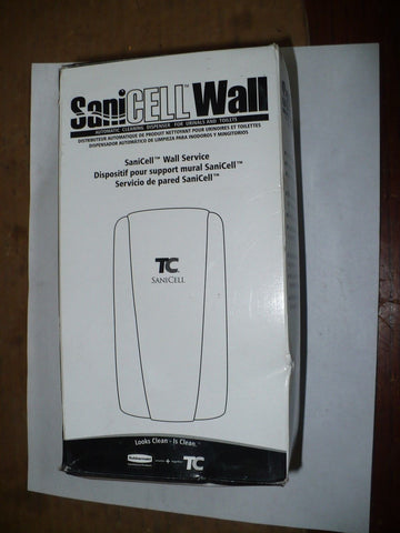 Rubbermaid 4870488 SaniCell Wall Service Cleaning Dispenser, Black/Chrome, New