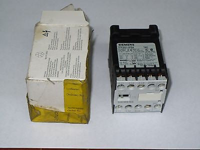 Siemens 3TF2001-0FB4 Contactor, 3 Pole, 16 Amp, New