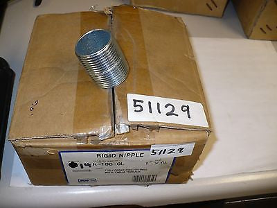 Madison Electric N-100-CL Rigid Nipple, 1" x CL, Lot of 14, New