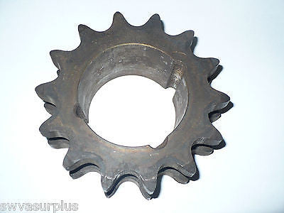 Unknown Manufacturer 80L14H-2012 Double Taper Bore Roller Chain Sprocket, New