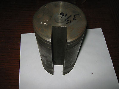 Keyway Broach Bushing Guide, Type F, 3 15/16" x 7", Uncollared, Used