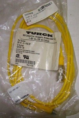 1pc. TURCK RK4T-2-PSG3F Cordset, U0135-06, New