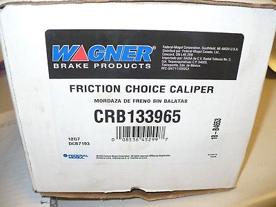 1 pc. Wagner CRB133965 Friction Choice Disc Brake Caliper, Front Left, Reman.