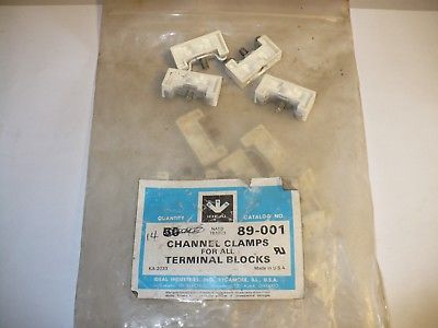 Ideal 89-001 Channel Clamps for All Terminal Blocks, Lot of 14, New