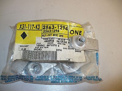 1 pc. GM OEM 25631294 Rear Spare Tire Retainer Nut, New