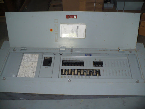 GE 42 Space 200 Amp Panelboard, 120/240V, Single Phase, Used